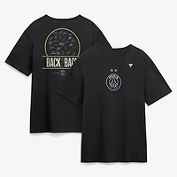 Men's  Black Paris Saint-Germain Back to Back Stars T-Shirt