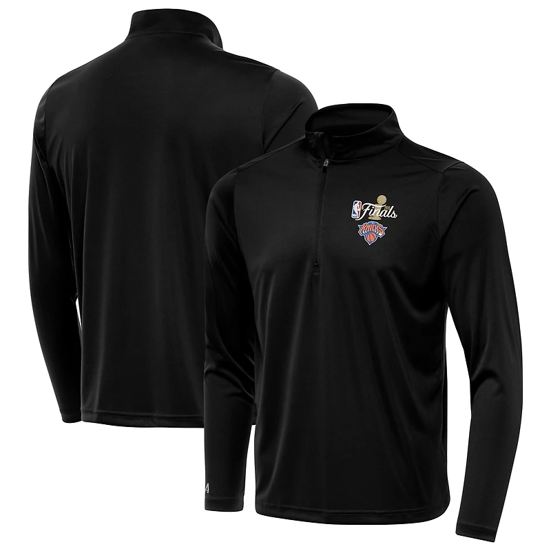 Men's Antigua New York Knicks 2026 NBA Finals Tribute Quarter-Zip Pullover