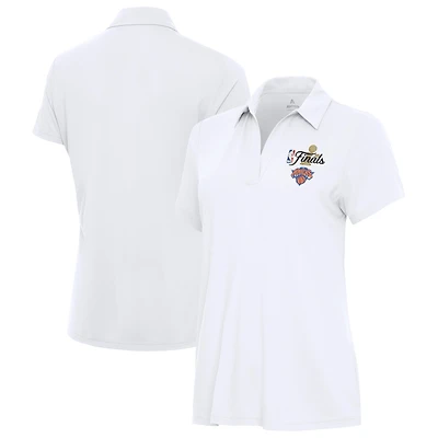 Women's Antigua  White New York Knicks 2026 NBA Finals Era Polo