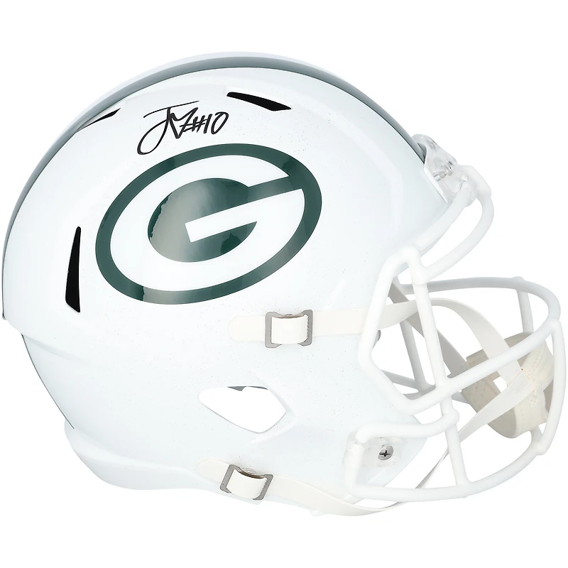 Jordan Love Green Bay Packers Autographed Riddell 2024 Alternate Speed Replica Helmet