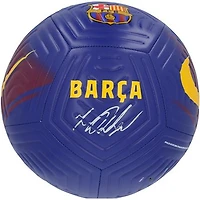 Marcus Rashford Barcelona Autographed Blue Team Soccer Ball