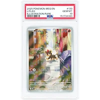 Litleo 2025 Pokemon Mega Evolution Illustration Rare #139 PSA Authenticated 10 Card