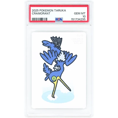 Cramorant 2025 Pokemon Taruka Deck Playing Card #NNO PSA Authenticated 10 Card