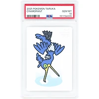 Cramorant 2025 Pokemon Taruka Deck Playing Card #NNO PSA Authenticated 10 Card