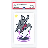 Darkrai 2025 Pokemon Taruka Deck Playing Card #NNO PSA Authenticated 10 Card