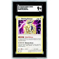 Shining Arceus 2017 Pokemon Shining Legends Shining Holographic #57 SGC Authenticated 9 Card
