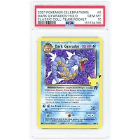 Dark Gyarados 2021 Pokemon Celebrations Classic Collection #8 PSA Authenticated 10 Card
