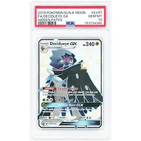 Decidueye GX 2019 Pokemon Hidden Fates Shiny Vault Shiny Holo Rare #SV47 PSA Authenticated 10 Card