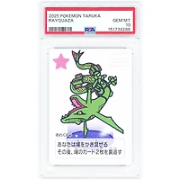 Rayquaza 2025 Pokemon Taruka Deck Playing Card #NNO PSA Authenticated 10 Card