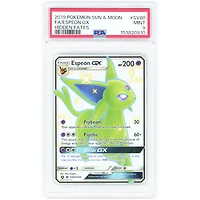 Espeon GX 2019 Pokemon Hidden Fates Shiny Vault Shiny Holo Rare #SV60 PSA Authenticated 9 Card