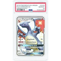 Charizard GX 2019 Pokemon Hidden Fates Shiny Vault Shiny Holo Rare #SV49 PSA Authenticated 10 Card
