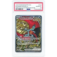 Roaring Moon EX 2025 Pokemon Prismatic Evolutions Special Illustration Rare #162 PSA Authenticated 10 Card