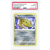 Radiant Steelix 2022 Pokemon Lost Origin Radiant Rare #124 PSA Authenticated 10 Card