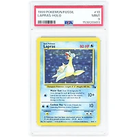Lapras 1999 Pokemon Fossil Holo Rare #10 PSA Authenticated 9 Card