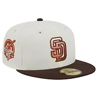 Men's New Era Natural/Brown San Diego Padres Pumpkin Spice 59FIFTY Fitted Hat