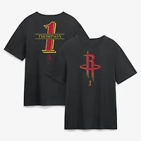 Men's Amen Thompson Black Houston Rockets In The Paint T-Shirt