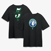 Men's Fanatics Anthony Edwards Black Minnesota Timberwolves In The Paint T-Shirt
