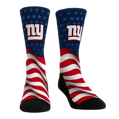Unisex Rock Em Socks New York Giants Patriotic Flag Crew Socks
