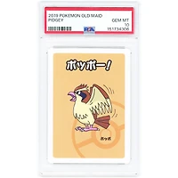Pidgey 2019 Pokemon Old Maid Japanese #NNO PSA Authenticated 10 Card