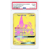 Tapu Lele GX 2019 Pokemon Hidden Fates Shiny Vault Shiny Holo Rare #SV94 PSA Authenticated 9 Card
