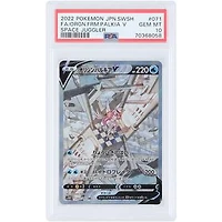 Origin Palkia V 2022 Pokemon Space Juggler Japanese Secret Rare #071 PSA Authenticated 10 Card