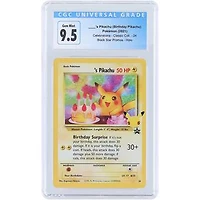 ___________'s Pikachu 2021 Pokemon Celebrations Birthday Pikachu #24 CGC Authenticated 9.5 Card