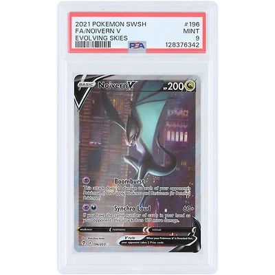 Noivern V 2021 Pokemon Evolving Skies Ultra Rare #196 PSA Authenticated 9 Card