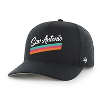 Men's '47 Black San Antonio Spurs Graphic Hitch Adjustable Hat