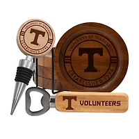 The Memory Company Tennessee Volunteers Coaster, Bottle Opener & Wine Stopper Set