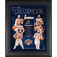 New York Knicks 2026 NBA Finals Champions Framed 13" x 16" Collage