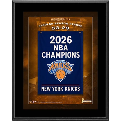 New York Knicks 2026 NBA Finals Champions 10.5" x 13" Sublimated Plaque
