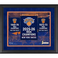 New York Knicks 2026 NBA Finals Champions Framed 16" x 20" Championship Banners Collage