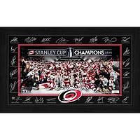 Highland Mint Carolina Hurricanes 2026 Stanley Cup Champions 12" x 20" Limited Edition Tradition Signature Frame