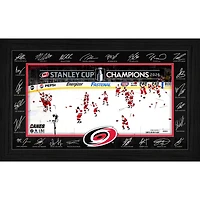 Highland Mint Carolina Hurricanes 2026 Stanley Cup Champions 12" x 20" Limited Edition Celebration Signature Frame