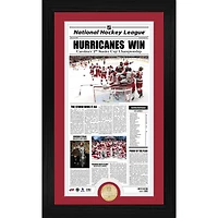 Highland Mint Carolina Hurricanes 2026 Stanley Cup Champions Limited Edition Front Page News Bronze Coin Photo Mint