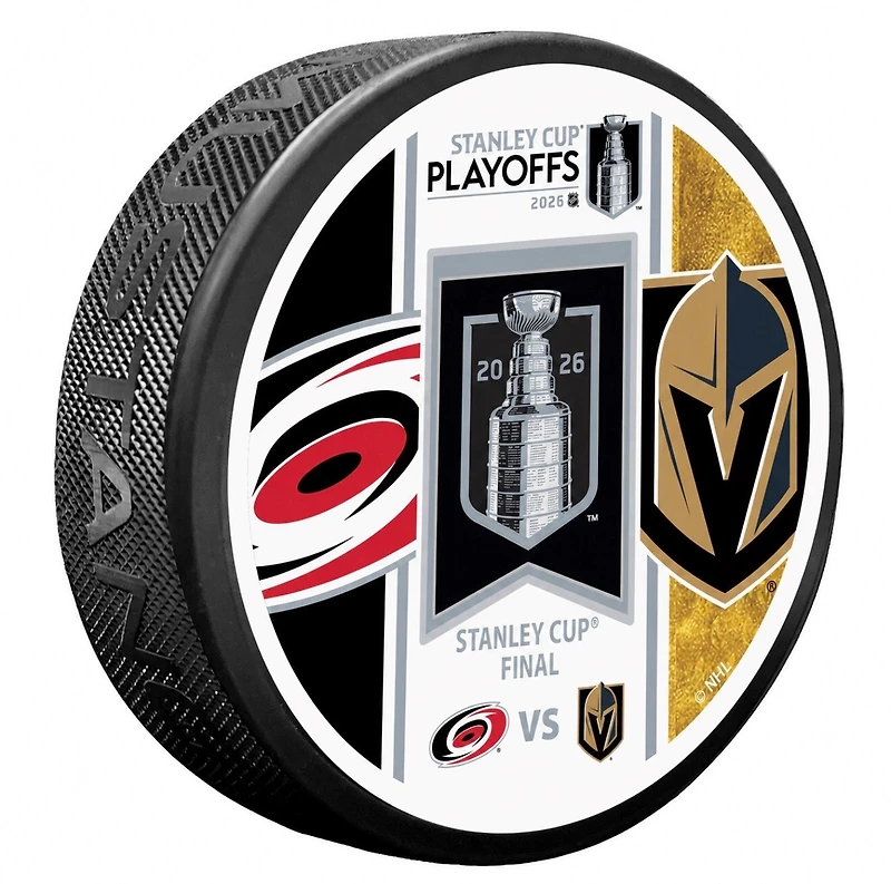 Carolina Hurricanes vs. Vegas Golden Knights 2026 Stanley Cup Final Matchup Commemorative Puck