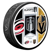 Carolina Hurricanes vs. Vegas Golden Knights 2026 Stanley Cup Final Matchup Commemorative Puck
