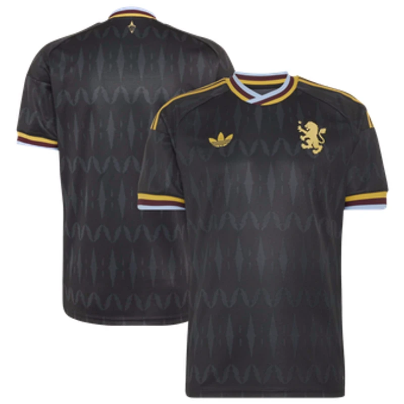 Men's adidas Black Aston Villa 2026/27 Away Replica Jersey