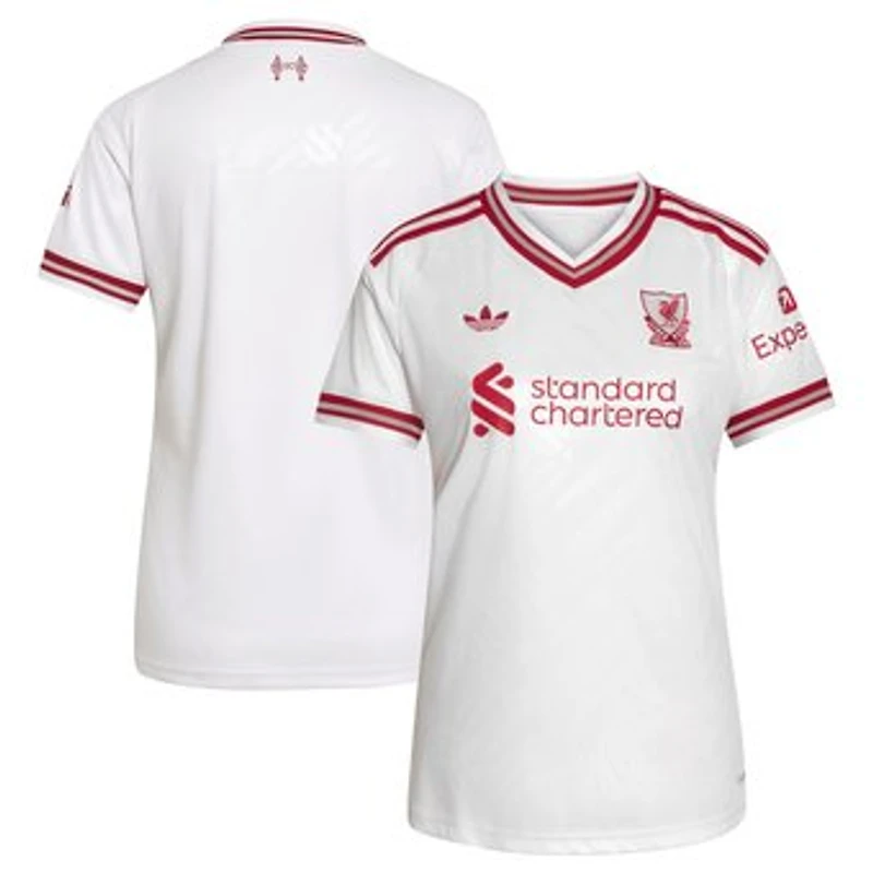Women's adidas White Liverpool 2026/27 Away Replica Jersey