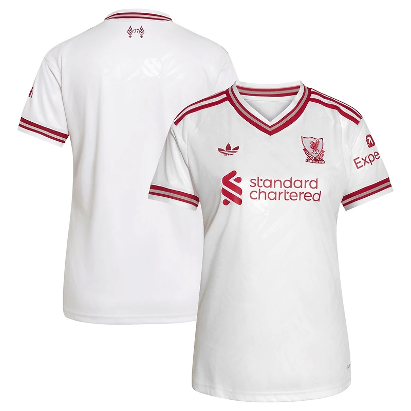 Women's adidas White Liverpool 2026/27 Away Replica Jersey