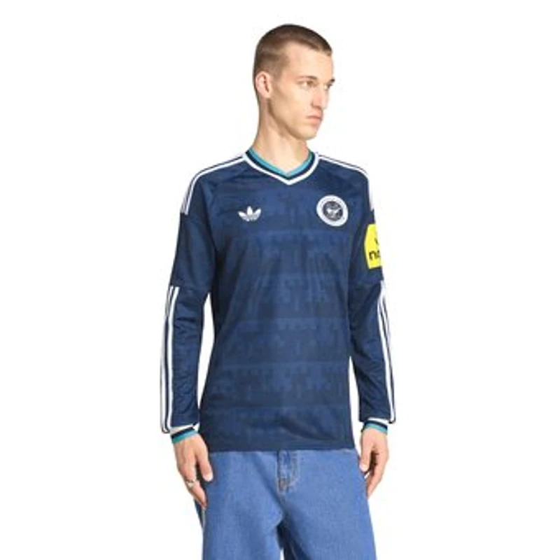 Men's adidas Navy Newcastle United 2026/27 Replica Long Sleeve Jersey