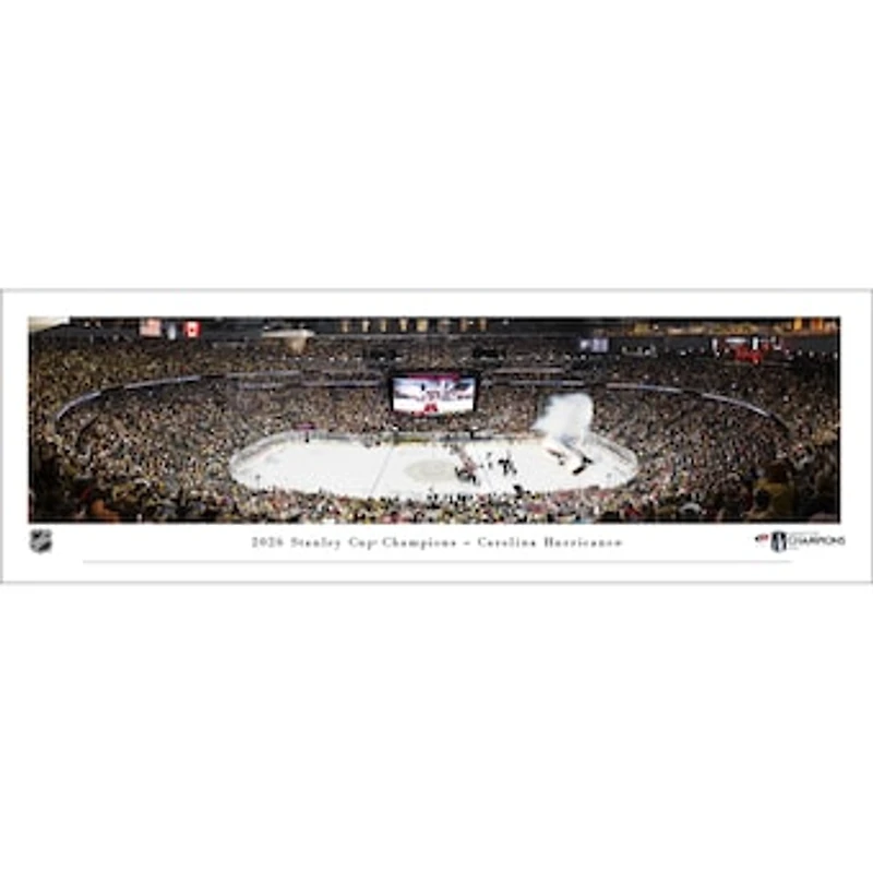 Blakeway Panoramas Carolina Hurricanes 2026 Stanley Cup Champions 13.5'' x 40'' Unframed Panoramic