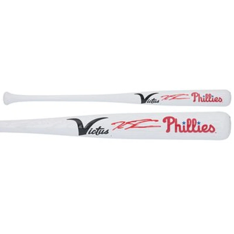 Kyle Schwarber Philadelphia Phillies Autographed Victus Team ID Mini Bat