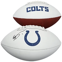 Ahmad Sauce Gardner Indianapolis Colts Autographed Franklin White Panel Football