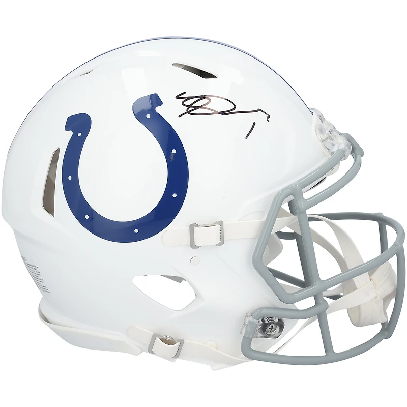 Ahmad Sauce Gardner Indianapolis Colts Autographed Riddell Speed Authentic Helmet