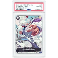 Monkey D. Garp 2023 One Piece Paramount War Alternate Art #115 PSA Authenticated 10 Card