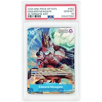 Edward.Newgate 2025 One Piece Carrying On His Will Alternate Art #042 PSA Authenticated 10 Card