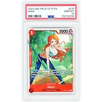 Nami 2023 One Piece The Three Captains #016 PSA Authenticated 10 Card