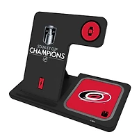 Keyscaper Carolina Hurricanes 2026 Stanley Cup Champions 3-in-1 Charging Station