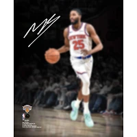 Mikal Bridges New York Knicks Autographed 2026 NBA Finals Champions 8" x 10" Action Spotlight Photograph